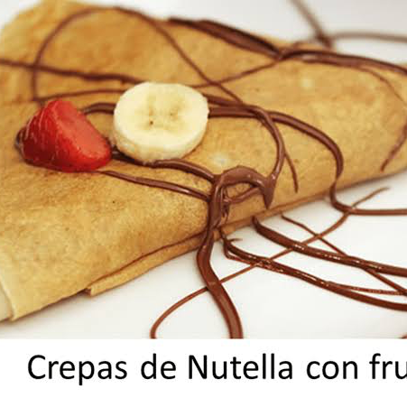Crepa de NUTELLA