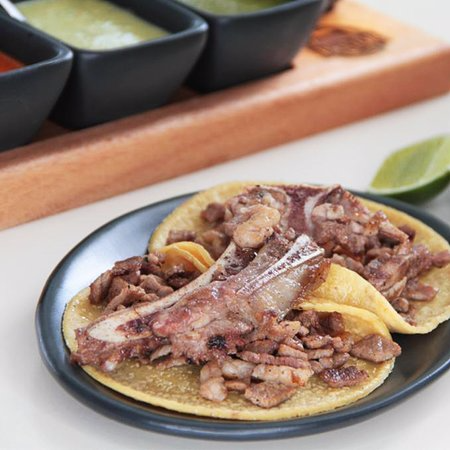 Queso CON ORDEN DE COSTILLA DE RES ( 3 TACOS )