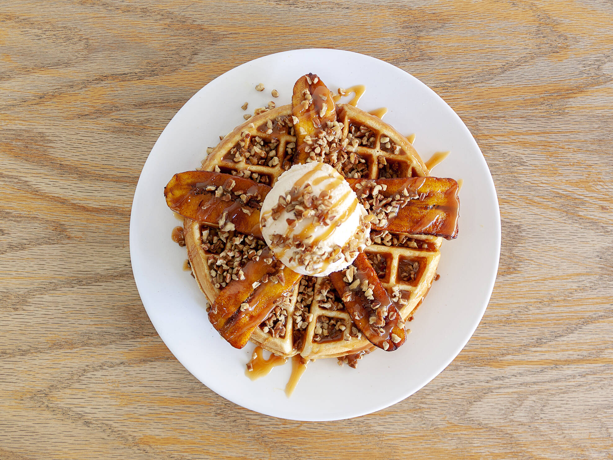 Waffle de Platano Macho