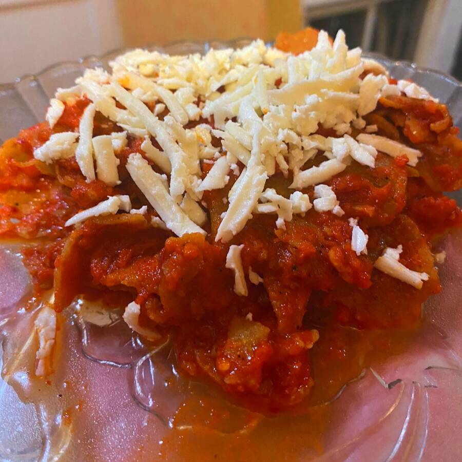 Chilaquiles Rojos