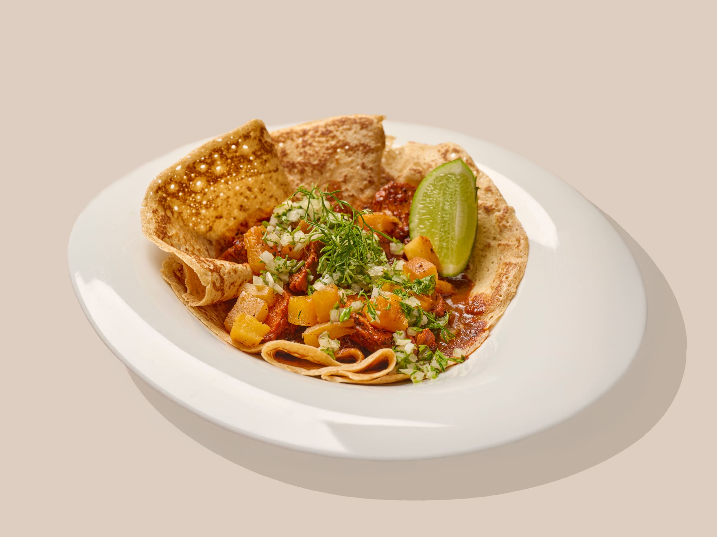 Crepe Pollo Pastor