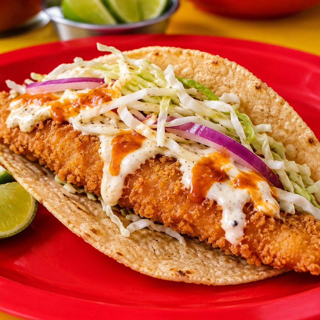 Taco de Filete Rebozado
