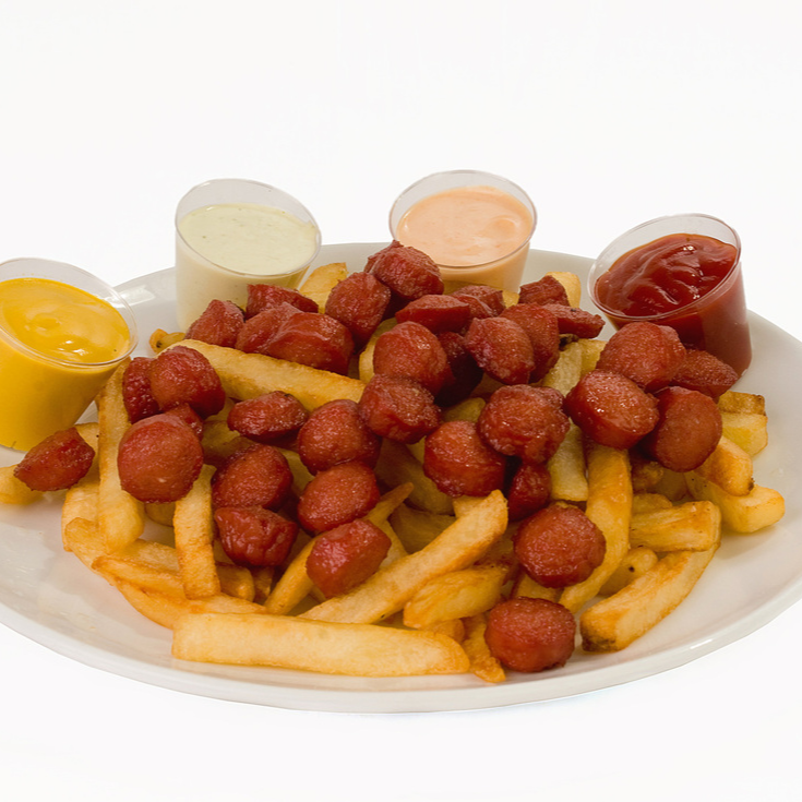 🍟🌶️ Papas a la Francesa Crujientes con Salchichó