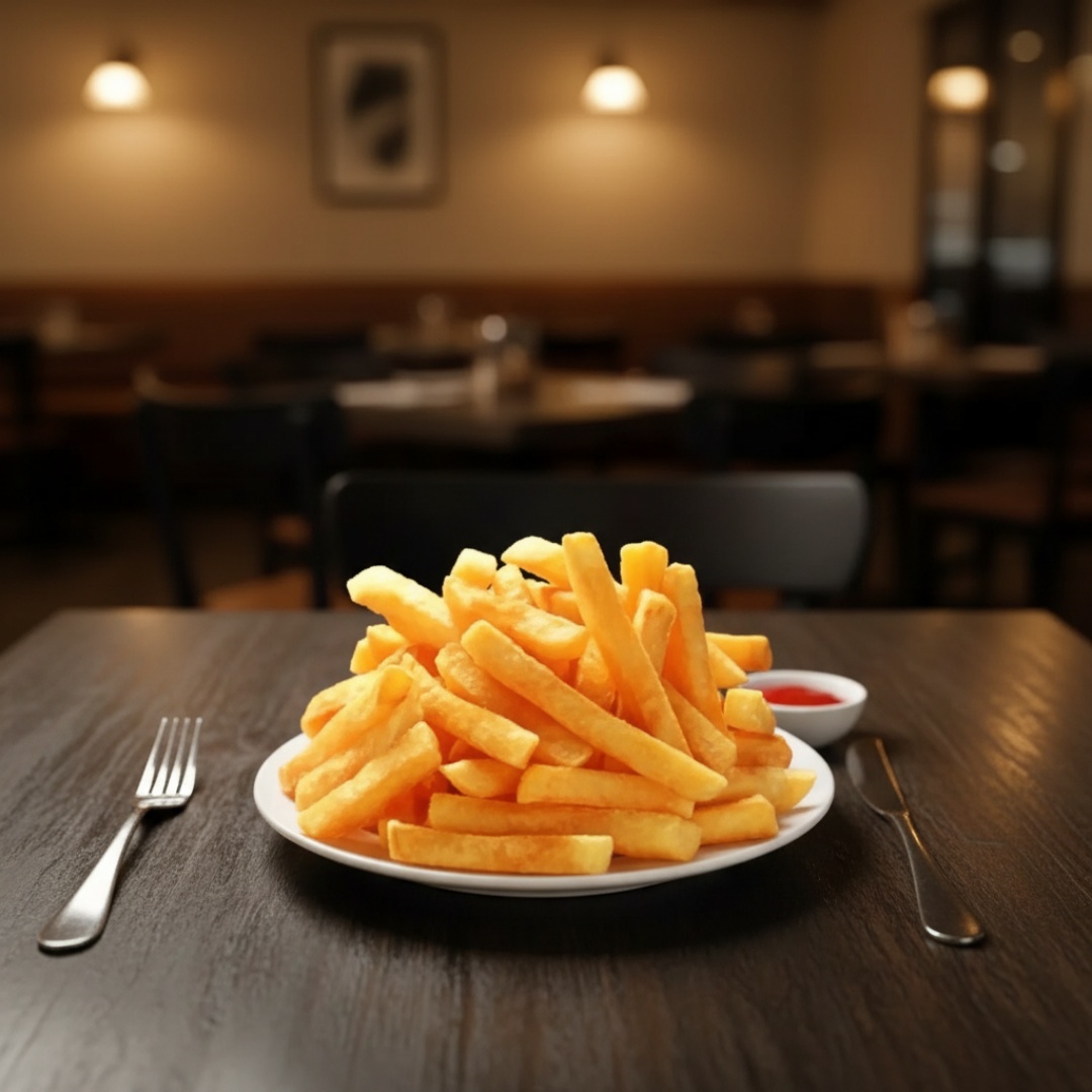 200 Gm batata frita maionese e catchup
