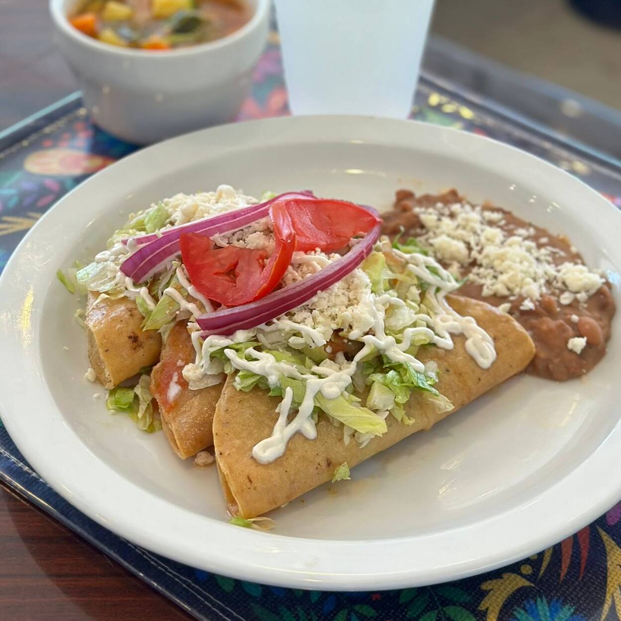 Orden de Tacos Dorados