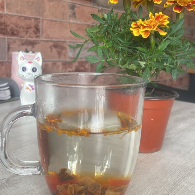 Tisana de durazno, mango y piña