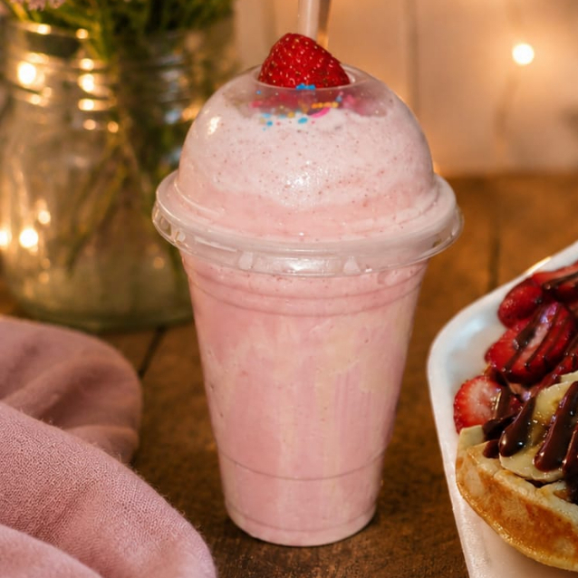 frappe fresa y lechera