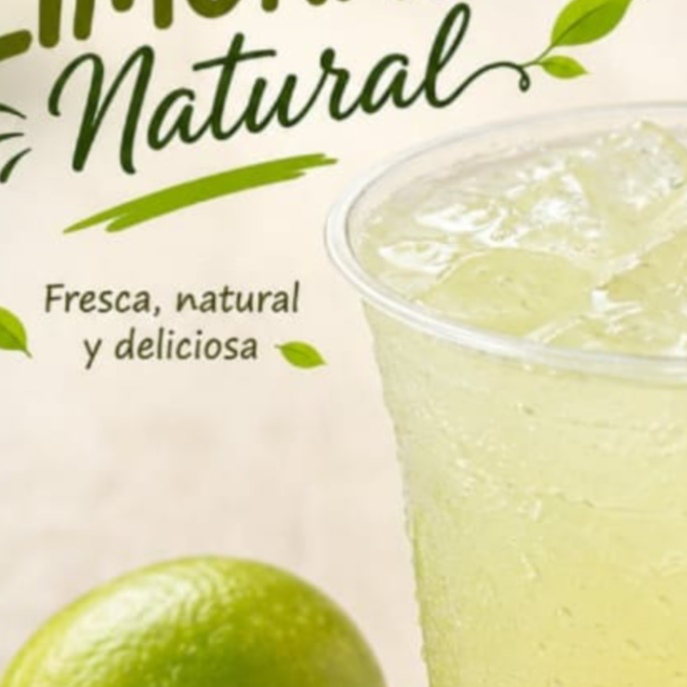 Limonada natural 12 onzas