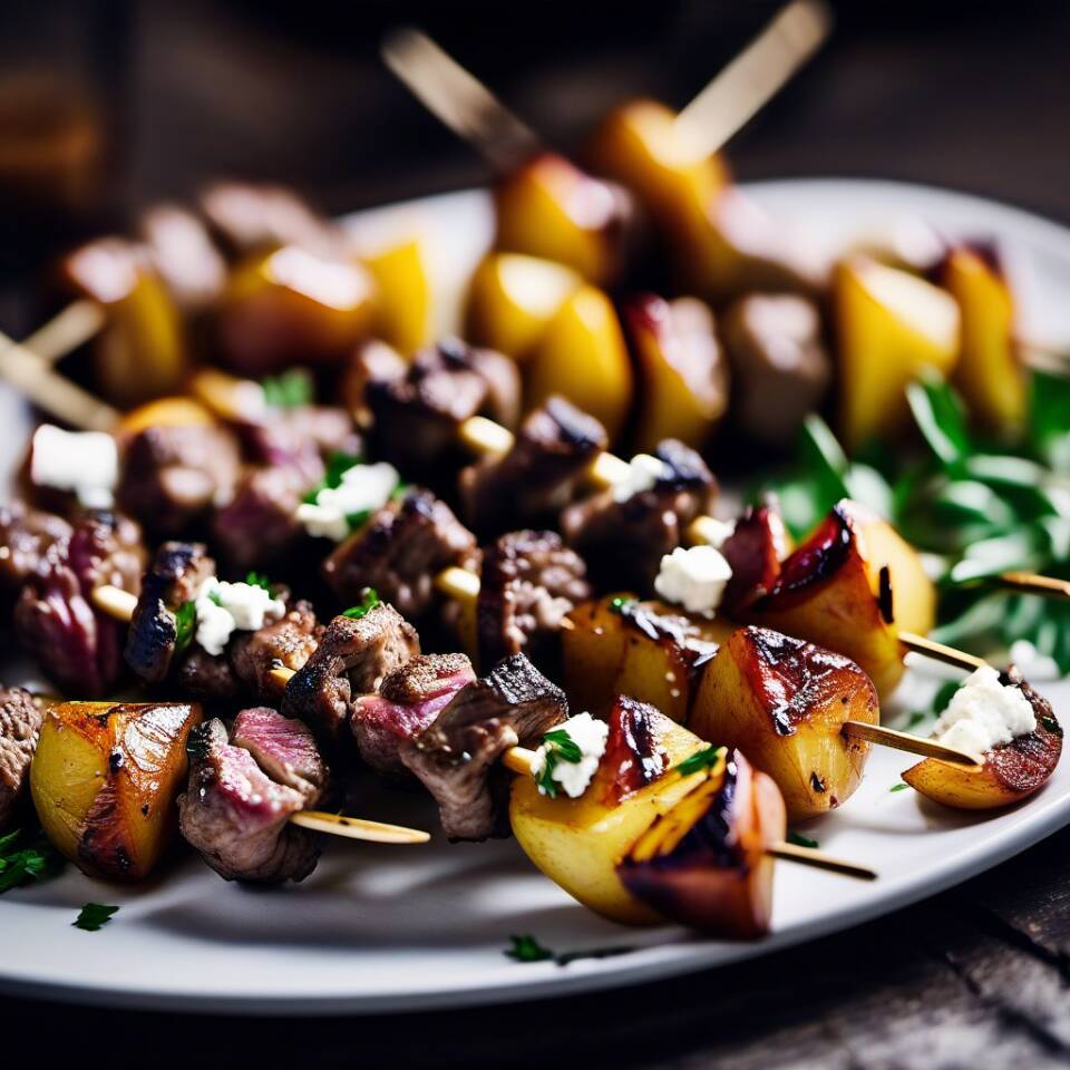 Minibrochetas de Ribeye