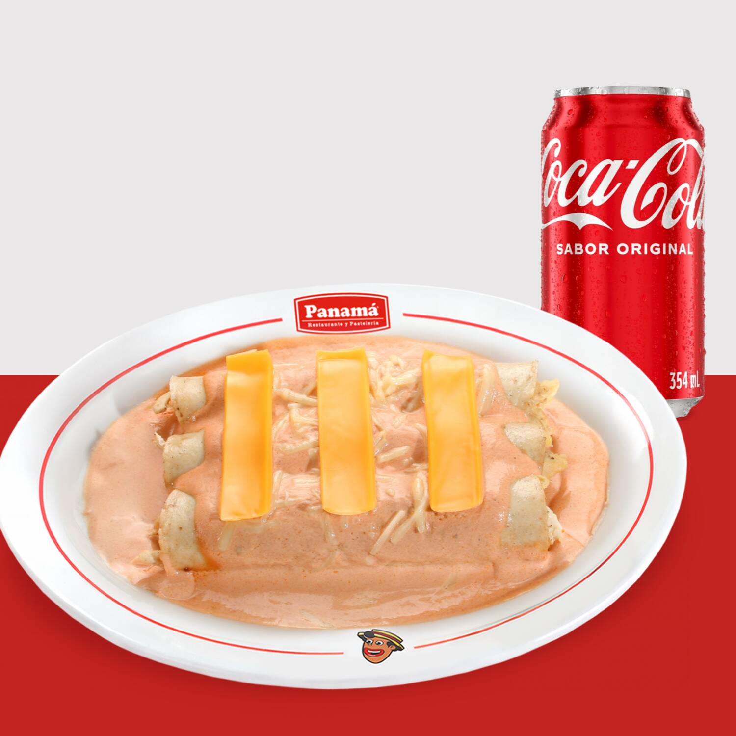 Combo-Coca cola Enchiladas