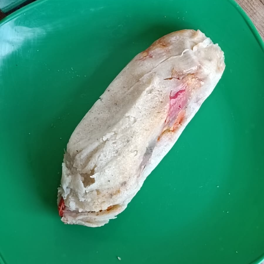 Tamal de Rajas en Hoja de Maíz