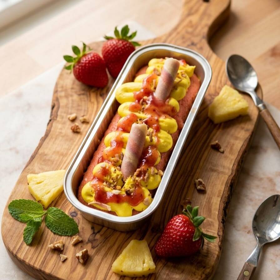 Pastelito TROPICALÍSIMO Piña y Fresa