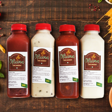 Delicioso molho artesanal, com queijo Gorgonzola. Perfeito para "o que há de melhor em massas".