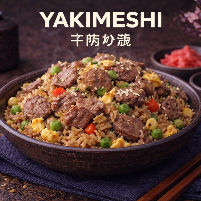 Yakimeshi Combinado Res/Pollo