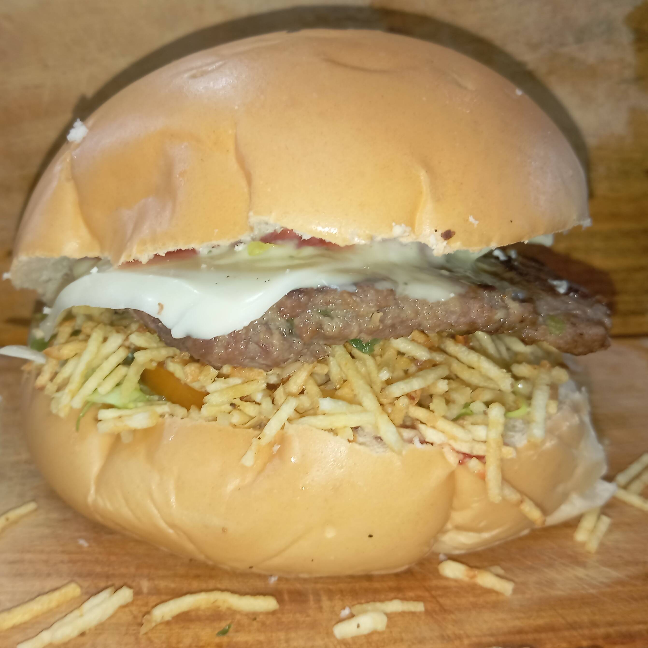 Hamburguesa Mixta Carne y Pollo