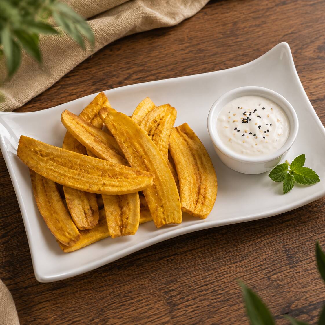 TIRITAS DE PLATANO CON SUERO COSTEÑO