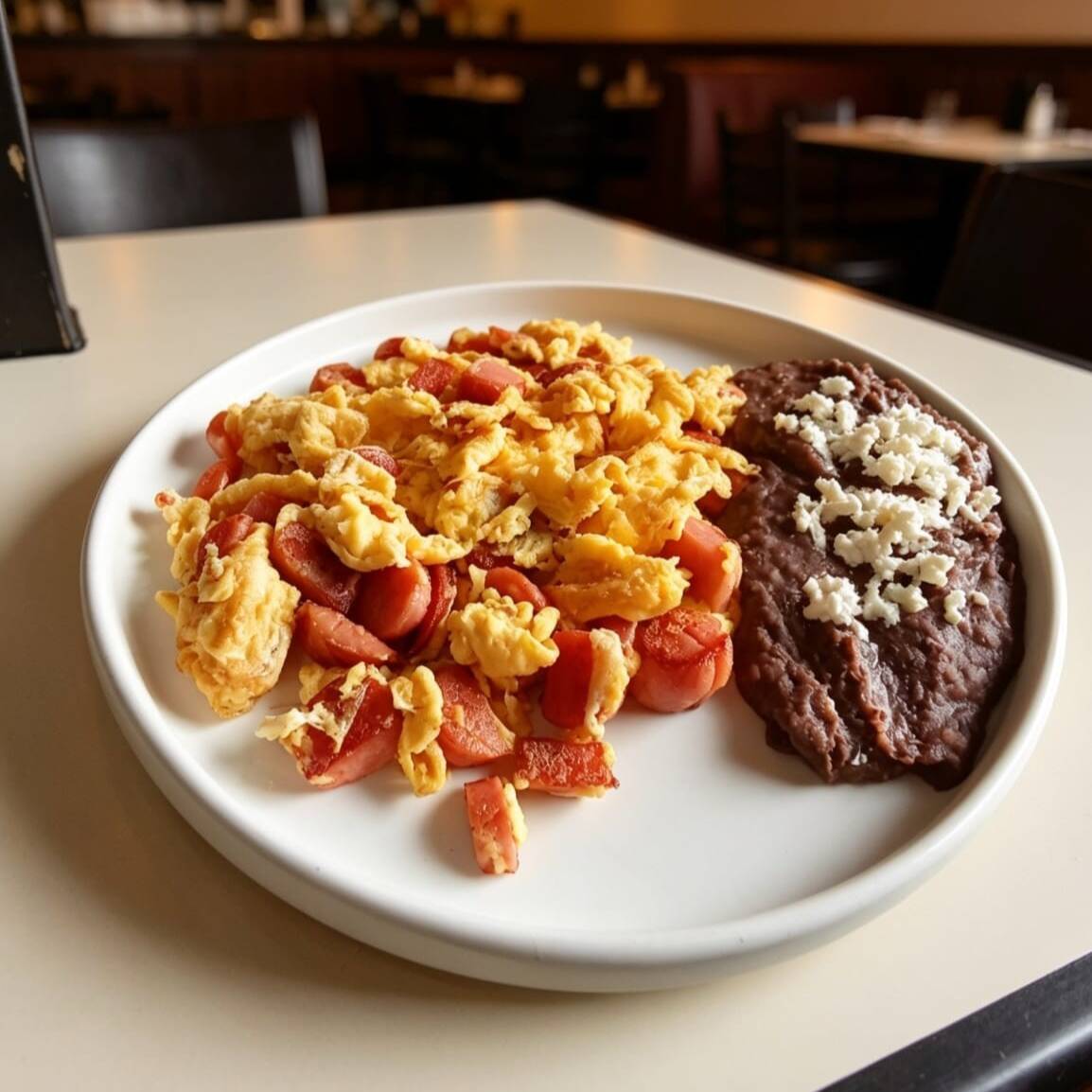 Huevos con Salchicha