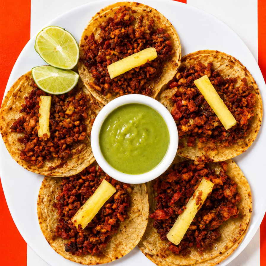 Orden de tacos pastor (5 pzs)