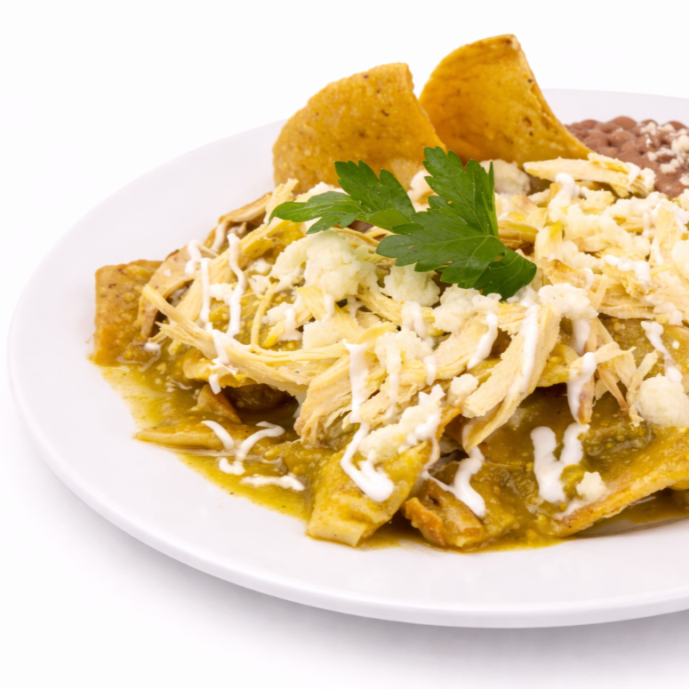 Chilaquiles Verdes con Pollo