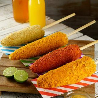 Elote blanco empanizado