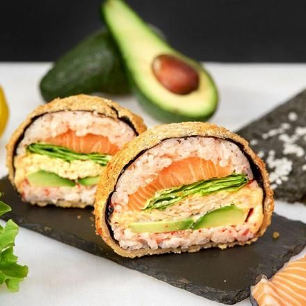 Sushi Burger de Salmón