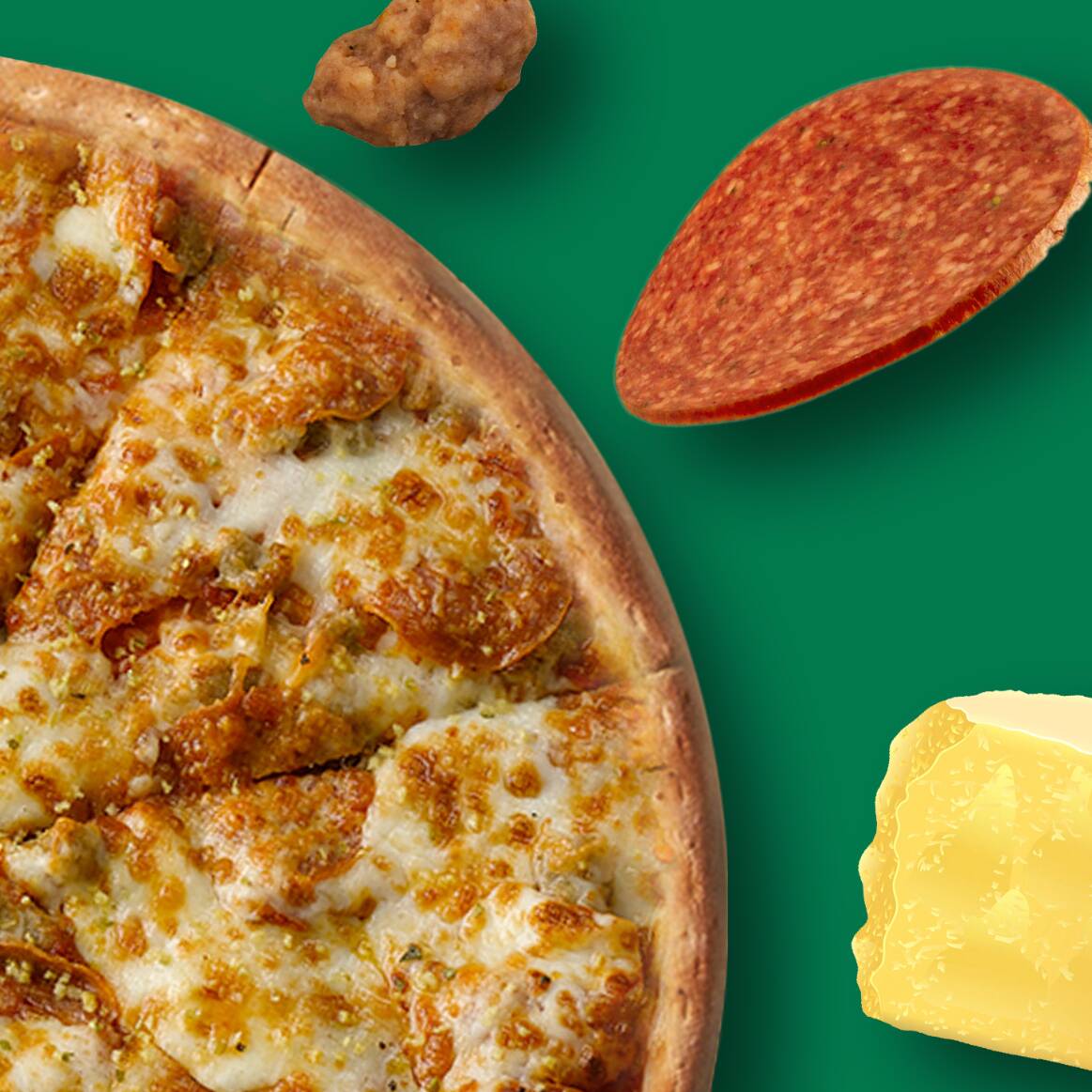 Pizza individual Papa´s favorite