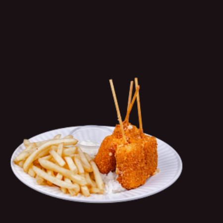 Brocheta de Queso Empanizados 4 Pz
