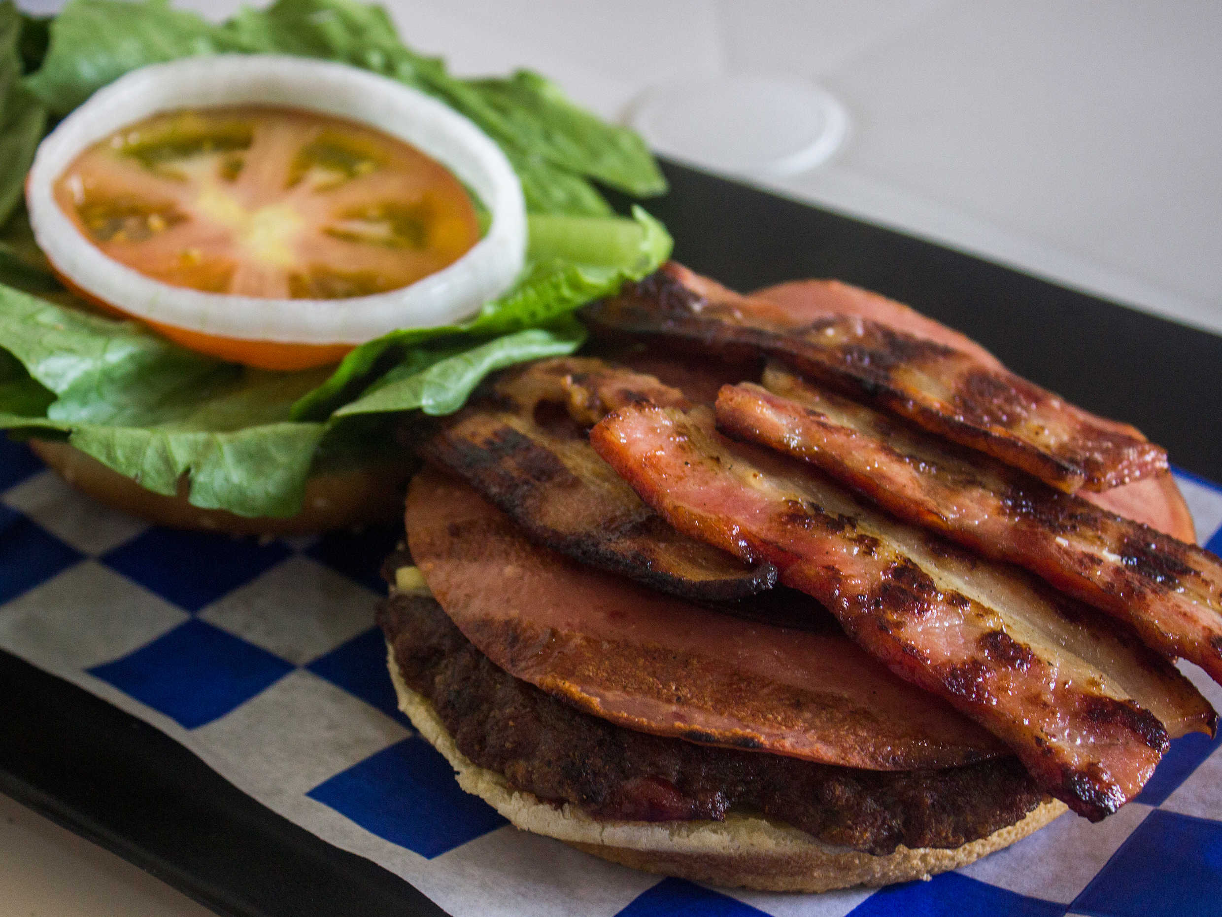 Hamburguesa de Tocino
