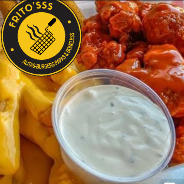 Individual de Boneless con papas con queso