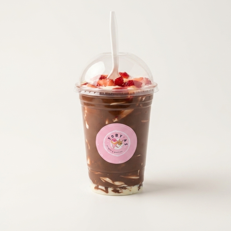 FRESAS CON CREMA TOBY (medianas)