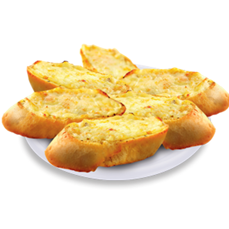 Pan con ajo y queso