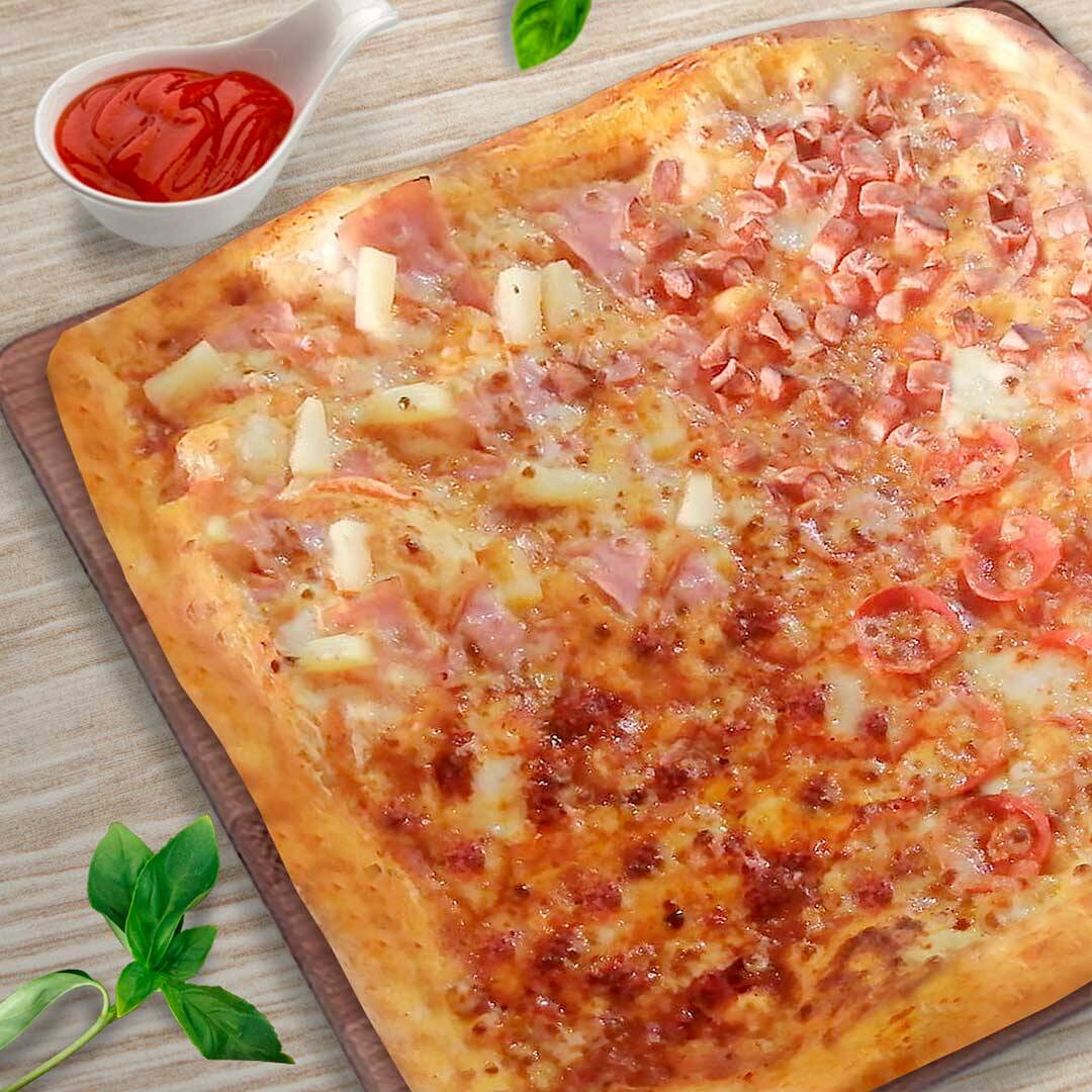 Pizza maxi mamalona 4 partes