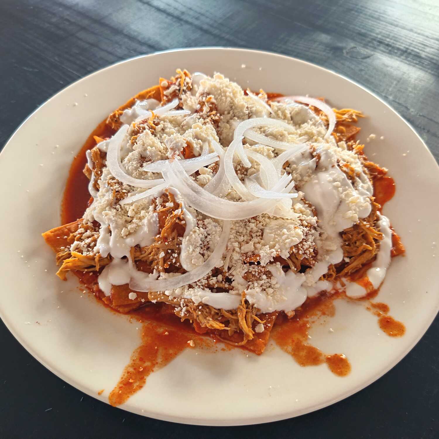 Chilaquiles con Pollo