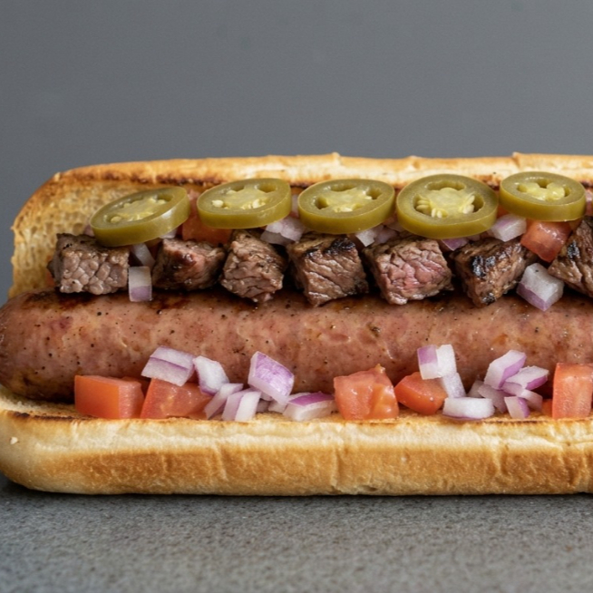 Hot-Dog Jumbo De Arrachera