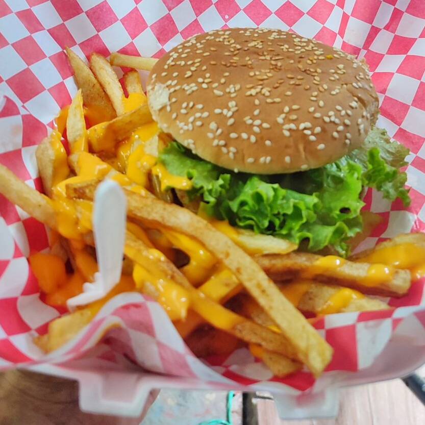 Hamburguesa Sencilla con Papas
