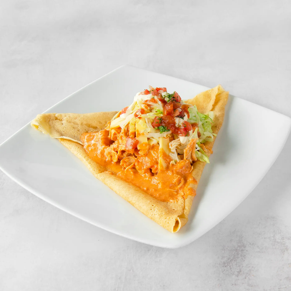 Crepa de pollo con chipotle