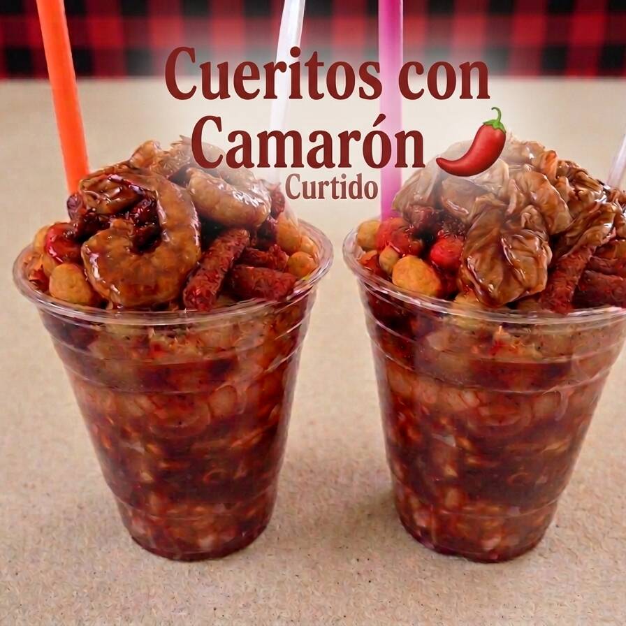Cueritos con Camaron Curtido 🌶️