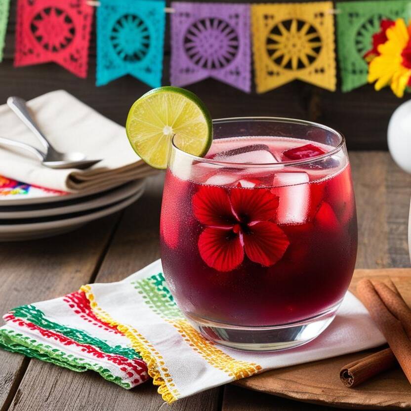 Vaso de Agua de Jamaica
