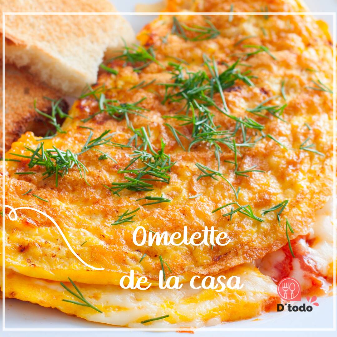 Omelette Relleno de Chilaquiles.