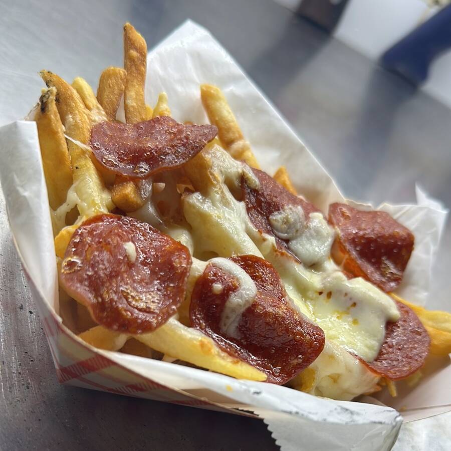 Papas Fritas con Queso Mozzarella (3 Ingredientes)