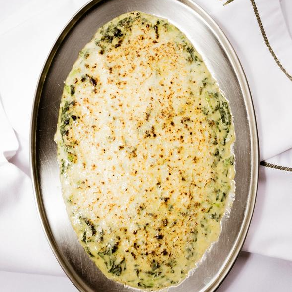 Espinacas Salteadas a la Crema