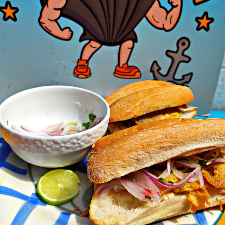 Pan con Pejerrey