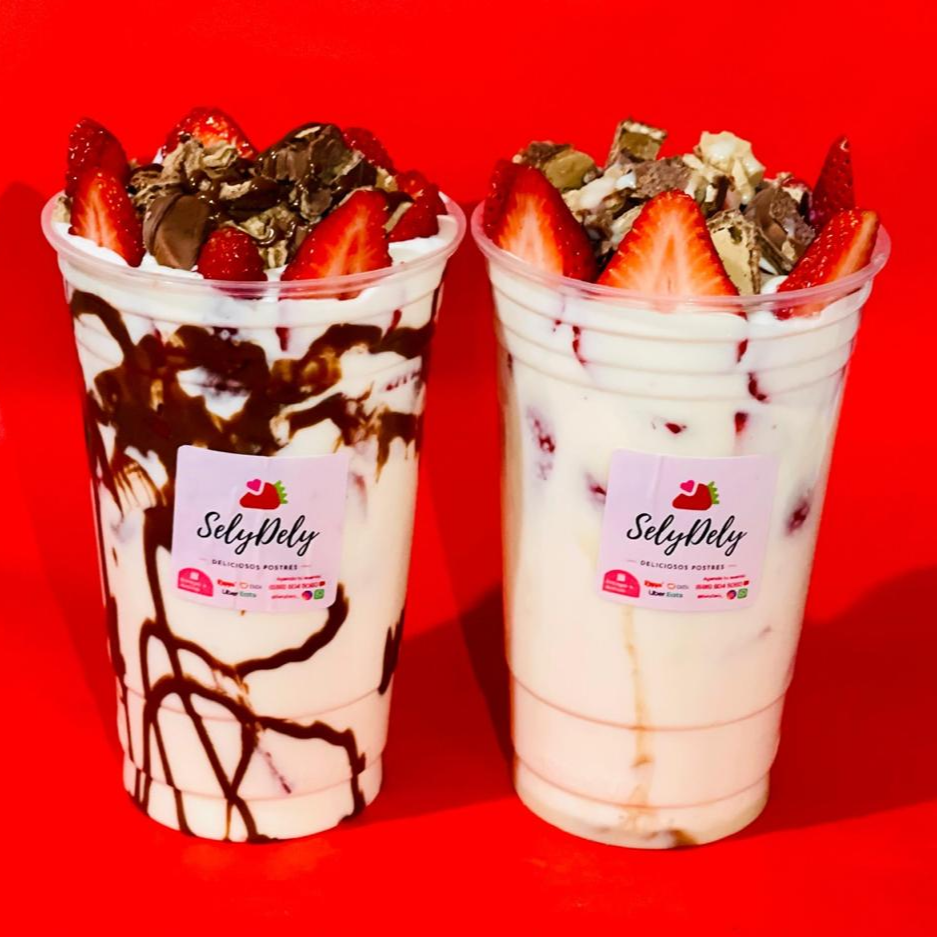 Fresas Con Crema Gigantes 710 Ml
