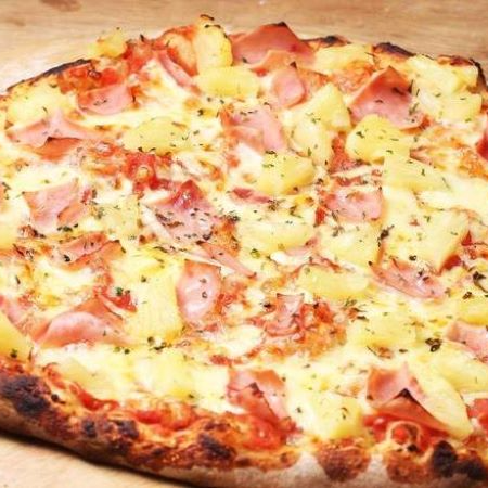 pizza hawahiana mediana