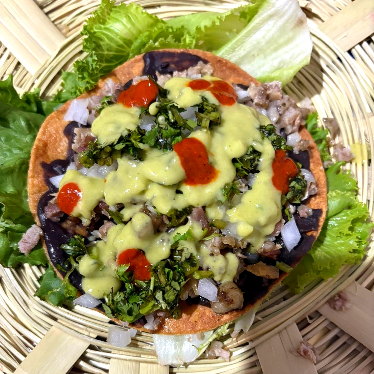 Tostada De Cabeza De Puerco