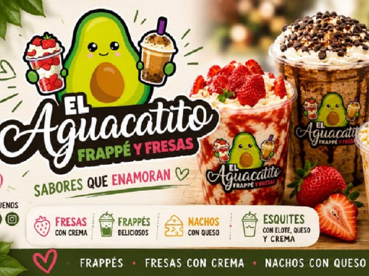 EL AGUACATITO FRAPPE y FRESAS
