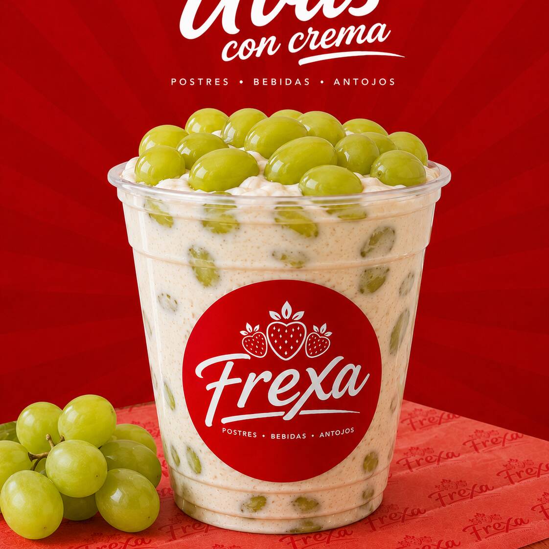 Uvas con Crema Grandes