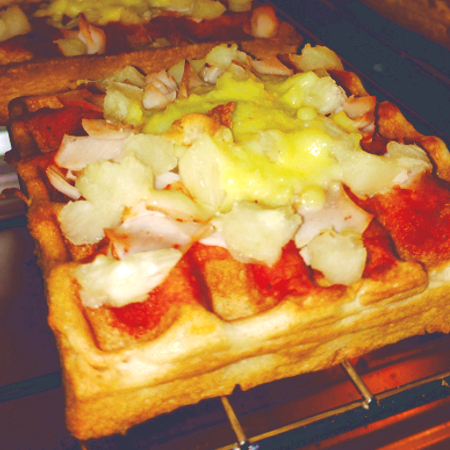 Waffle Hawaiano