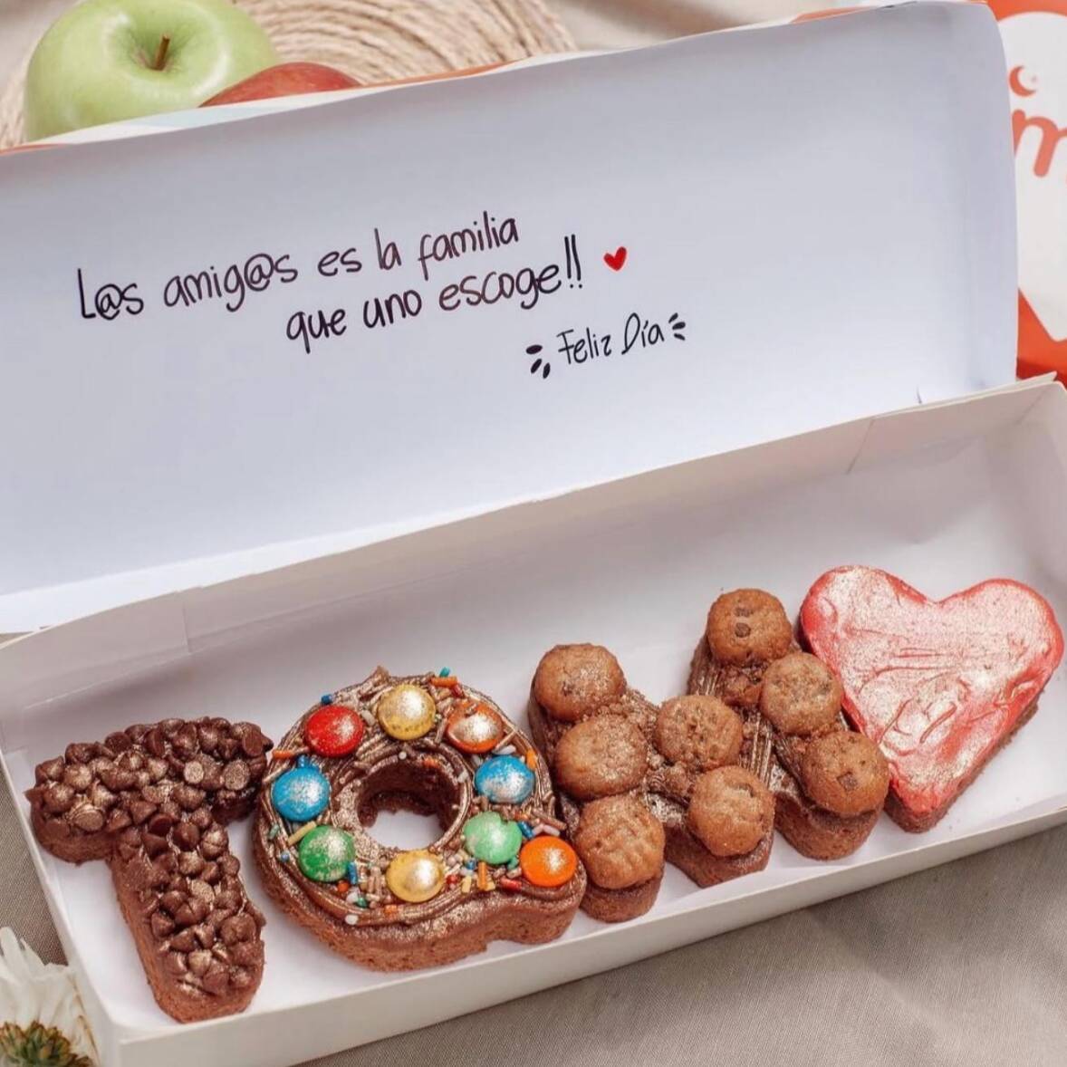 Caja TQM ❤ (Brownie)