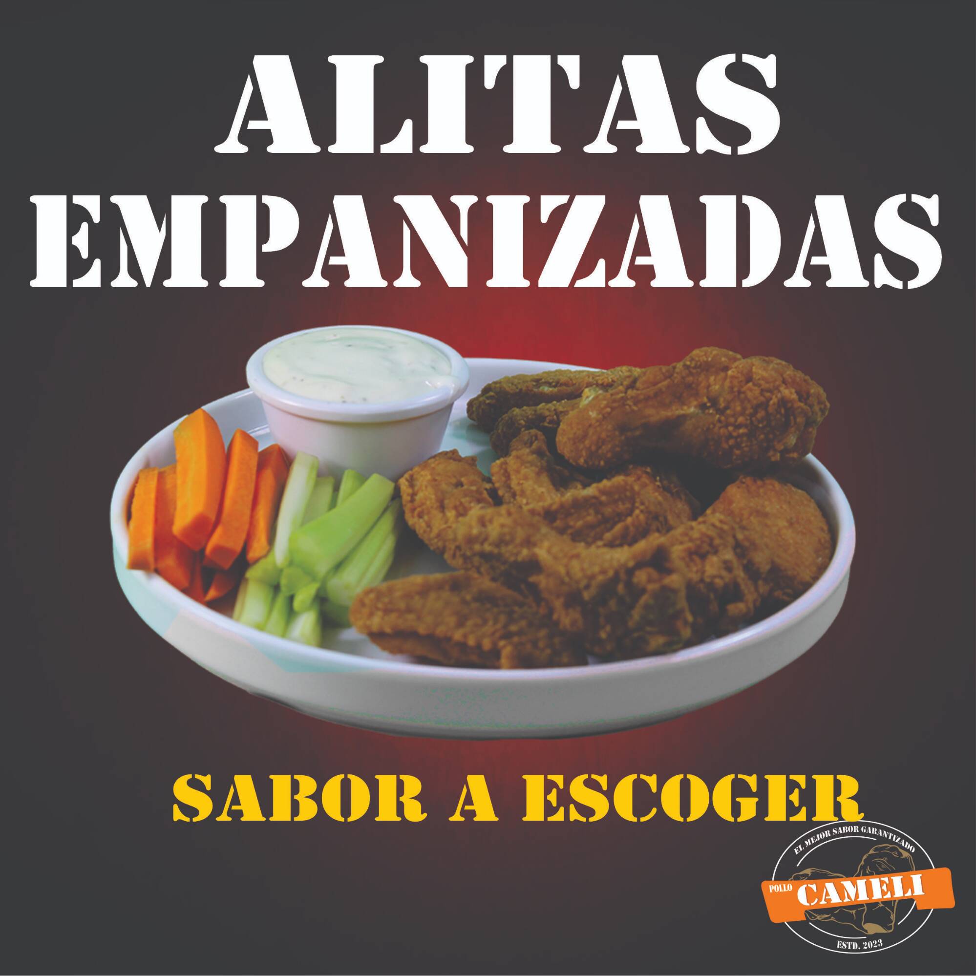 Individual de Alitas Empanizadas